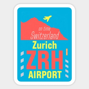 Airport Zurich ZRH Sticker